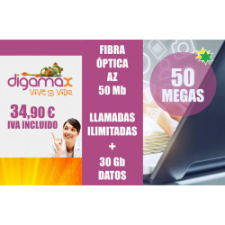 FIBRA AM 50 Mb + ILIMI. 30 Gb