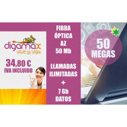 FIBRA AM 50 Mb + ILIMI. 7 Gb